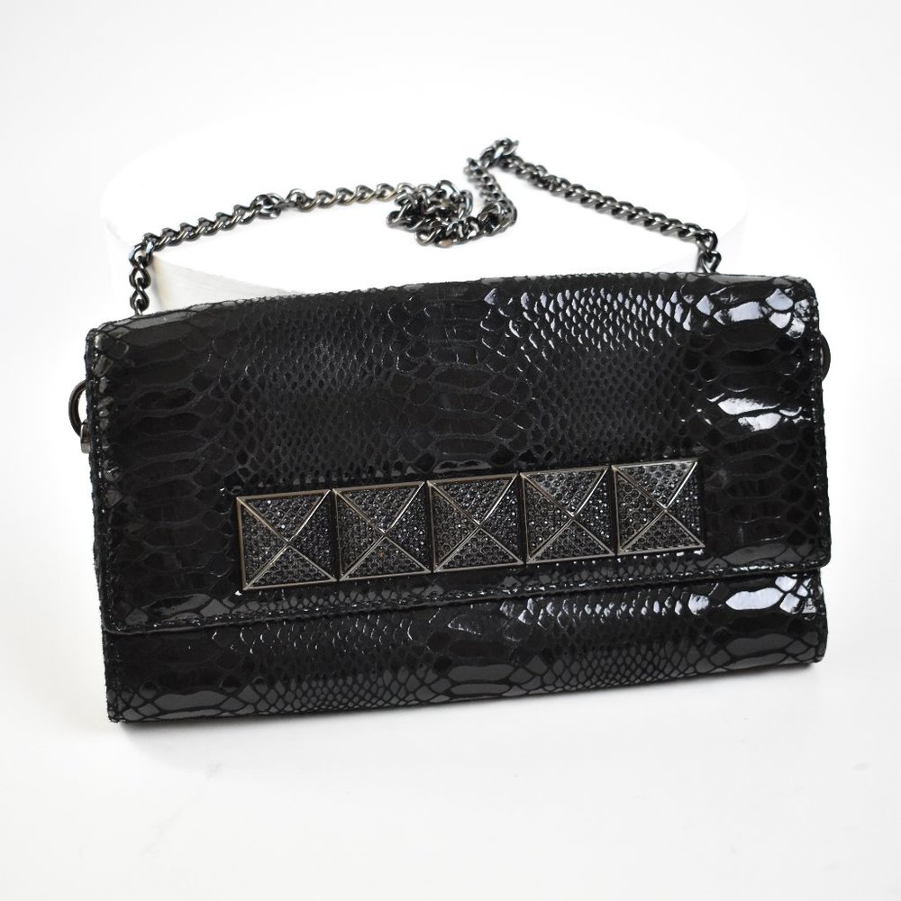 Michael Kors Python-Embossed Clutch Bag - image 1